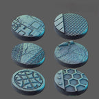 6 /12/18/24/48 Pack of Wargaming DnD Decorative Miniature Bases 25mm