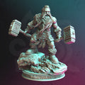 Dwarf Barbarian – Rend Mathias - 3D Printed Tabletop Miniature