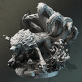 Kyubiko – Nine Tailed Fire Fox - 3D Printed Tabletop Miniature