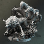 Kyubiko – Nine Tailed Fire Fox - 3D Printed Tabletop Miniature