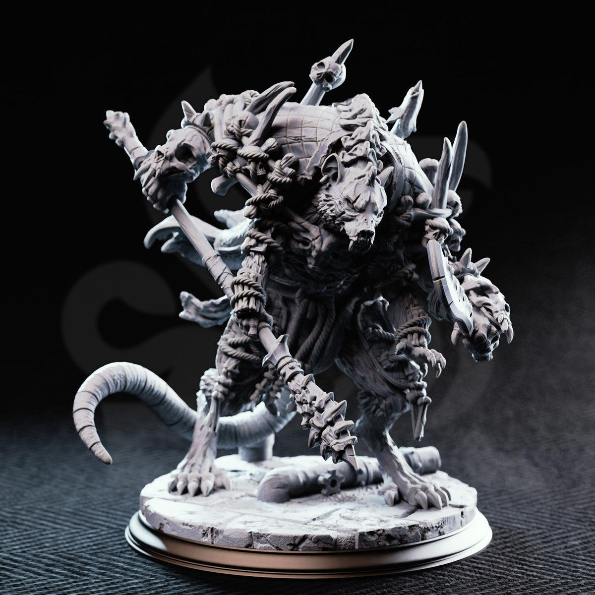 Königsratte – The Rat King - 3D Printed Tabletop Miniature