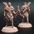 Ervion ro Estel - Elven Monster Hunter Ranger - 3D Printed Tabletop Miniature