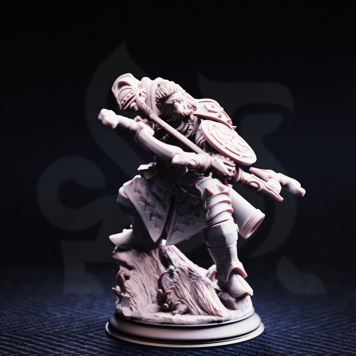 Achtum of the Meadow – Ranger of Renmaeth - 3D Printed Tabletop Miniature