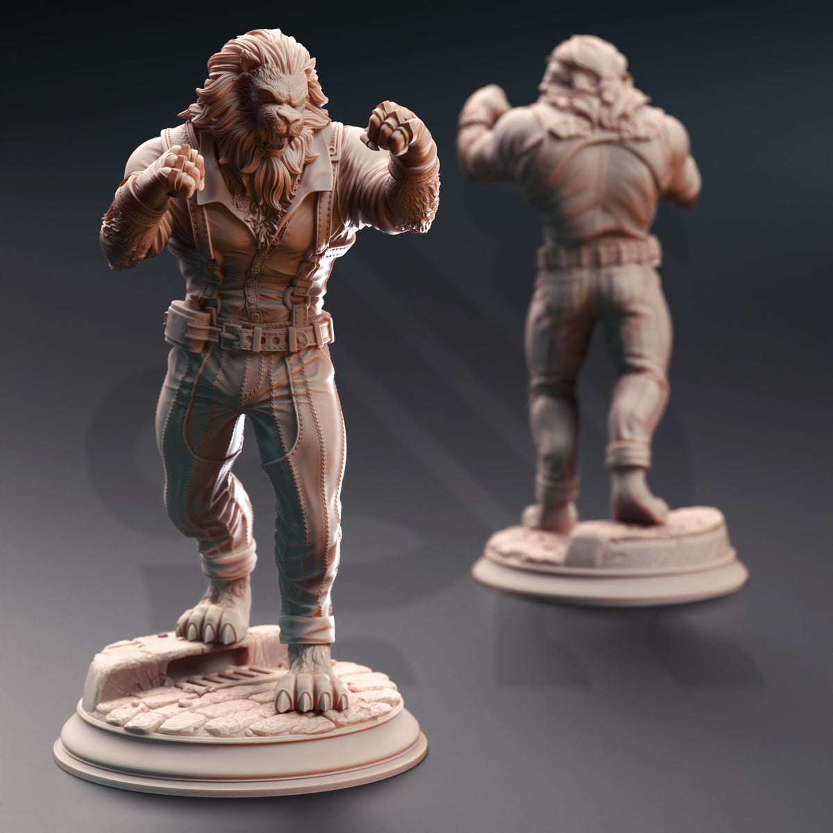 Vaa’dren Snowmane – Lionfolk Bouncer