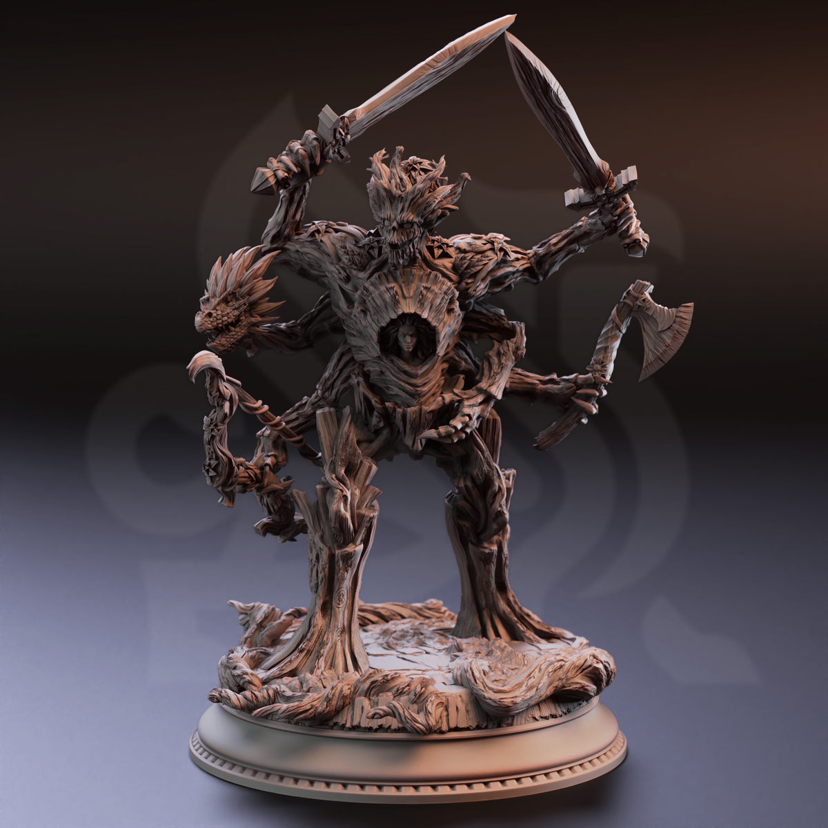 Verda – Vengeful Dryad - 3D Printed Tabletop Miniature