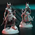 Elkava of the Sixth – Deception Huntress - 3D Printed Tabletop Miniature