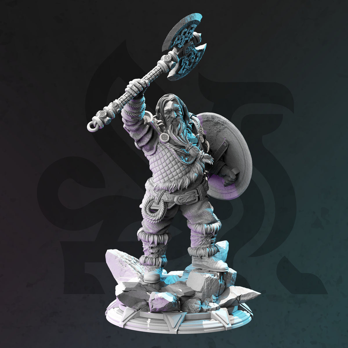 Righteous Cleric – Ziln Sharp - 3D Printed Tabletop Miniature
