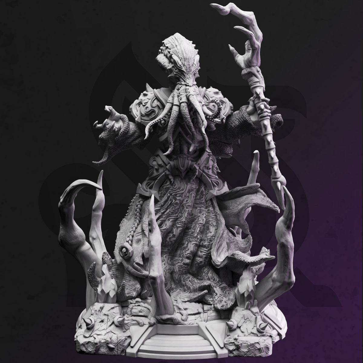 Thilinos – Elder Psyflayer - 3D Printed Tabletop Miniature
