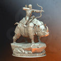 Rhino Rider – Yazir - 3D Printed Tabletop Miniature