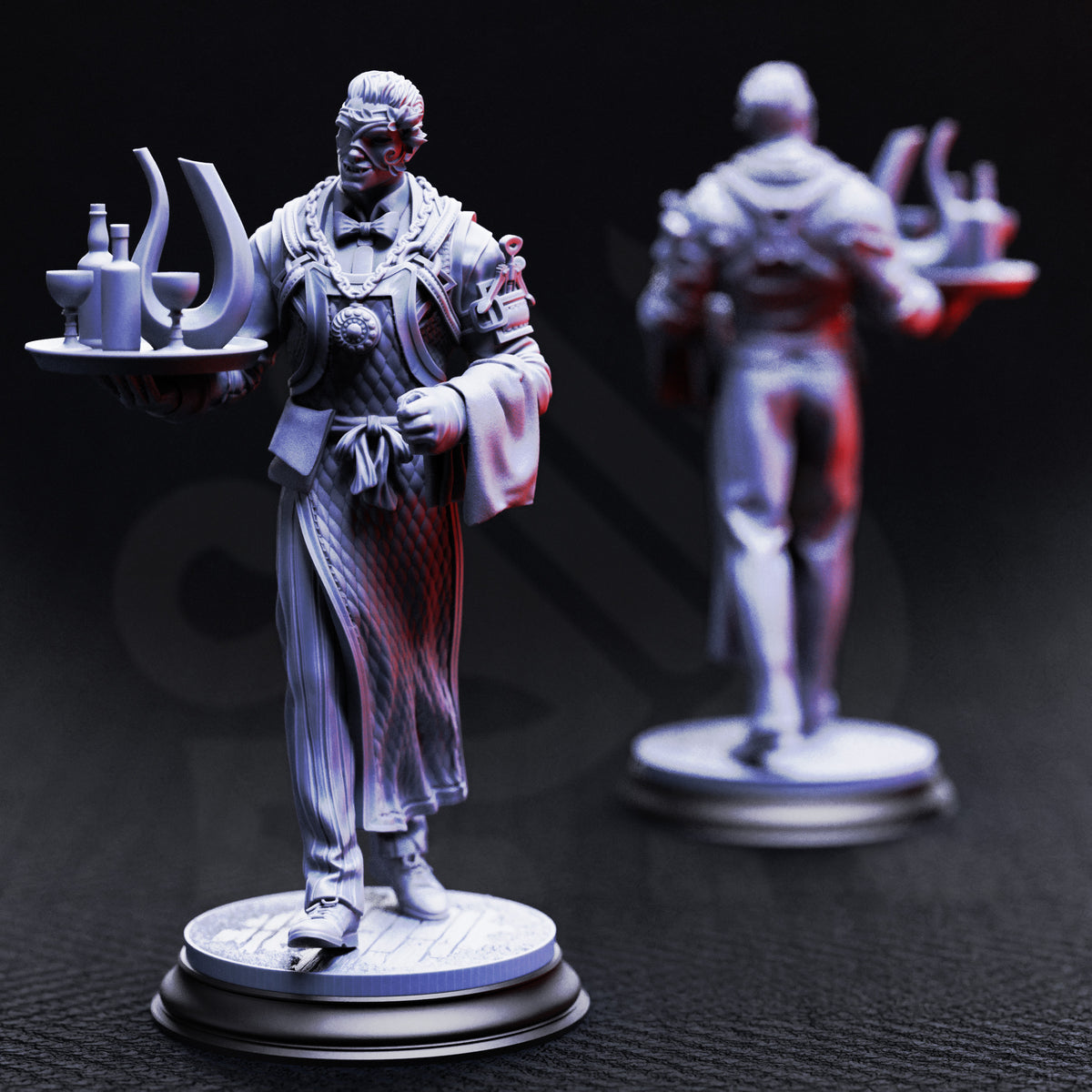 Airmar Batteux Vampiric Vintner - 3D Printed Tabletop Miniature