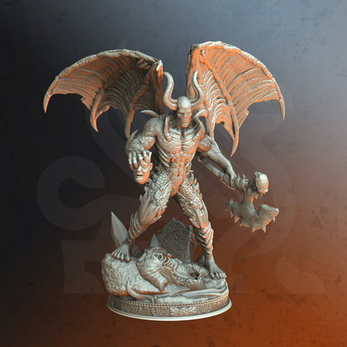 Demon of Ash - 3D Printed Tabletop Miniature