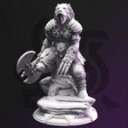 Tygrin Char – War Chief - 3D Printed Tabletop Miniature