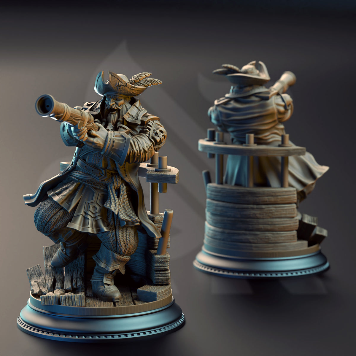 Baradin Blackbeard – Captain of the Gilded Seahorse