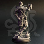 Nathaniel – Benevolent Bard - 3D Printed Tabletop Miniature