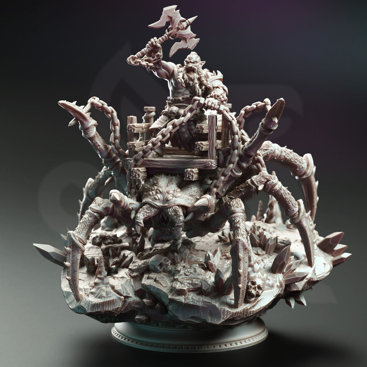 Shiasirix – Korthart’s Faithful Spider Steed - 3D Printed Tabletop Miniature