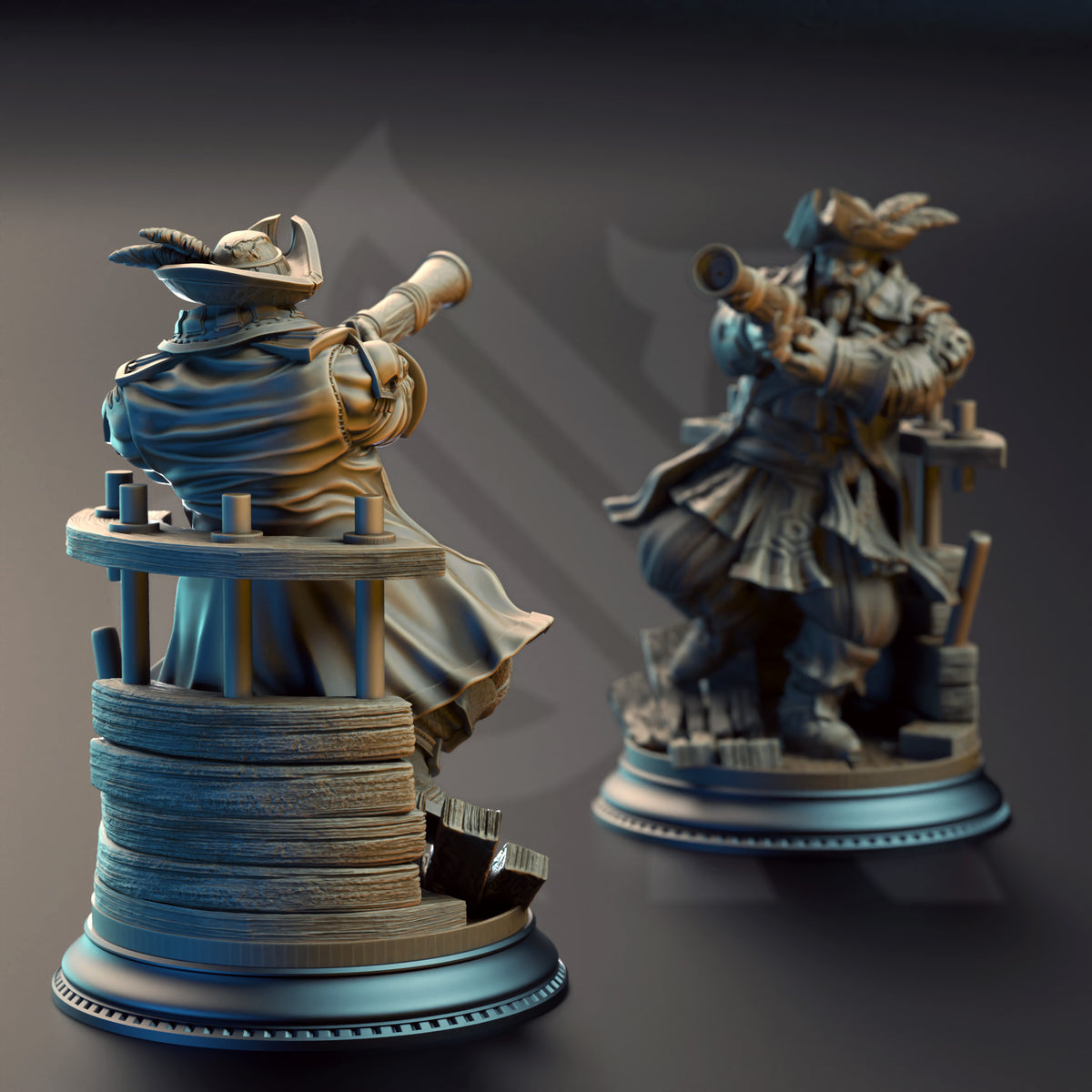 Baradin Blackbeard – Captain of the Gilded Seahorse