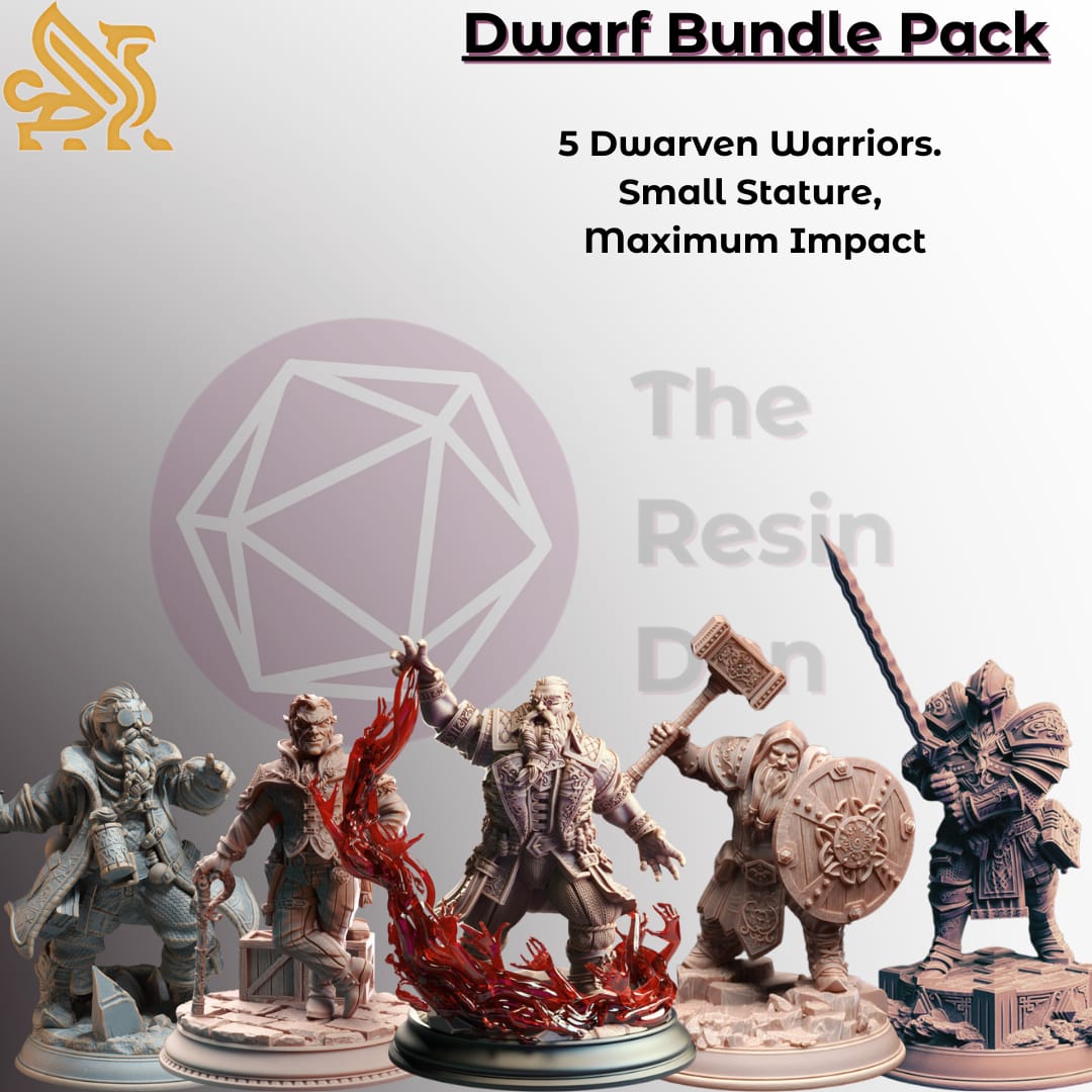 Dwarf Bundle Pack - 5 Minis Value Pack