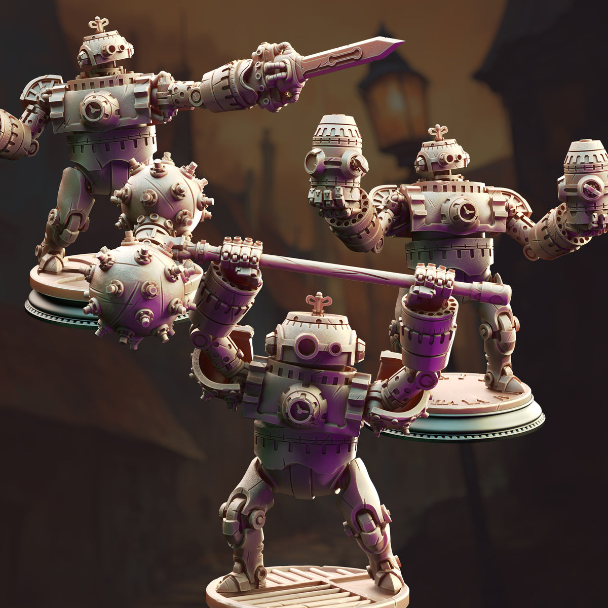 Minor Venators – Clockwork Simulacrums - 3D Printed Tabletop Miniature