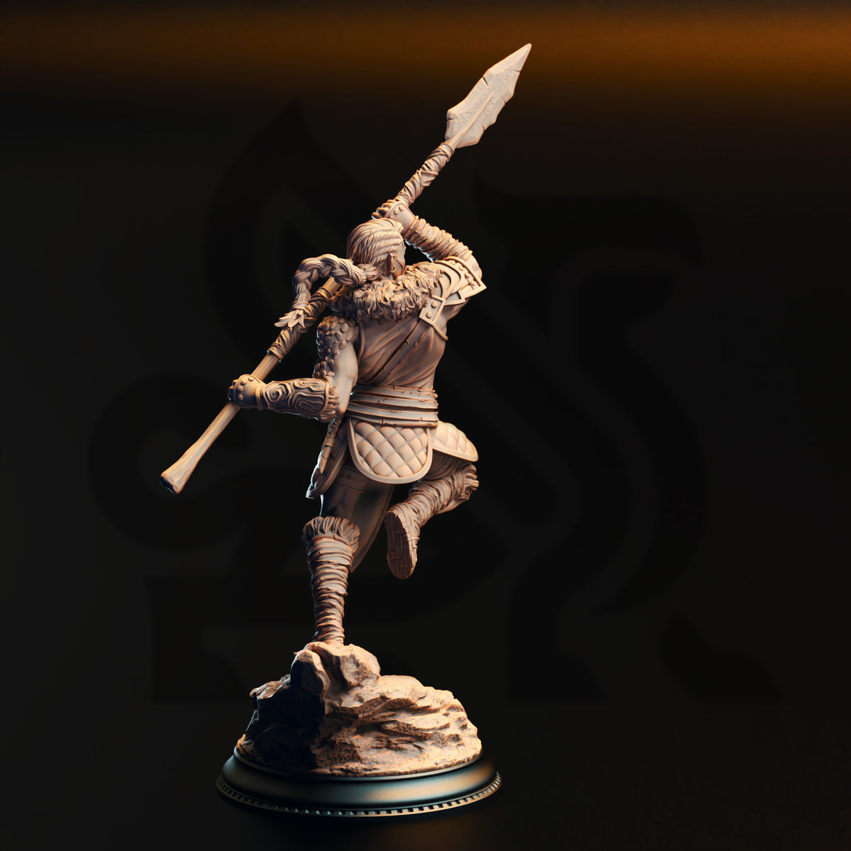Illyria Spineshatter – Half-Dragon Barbarian