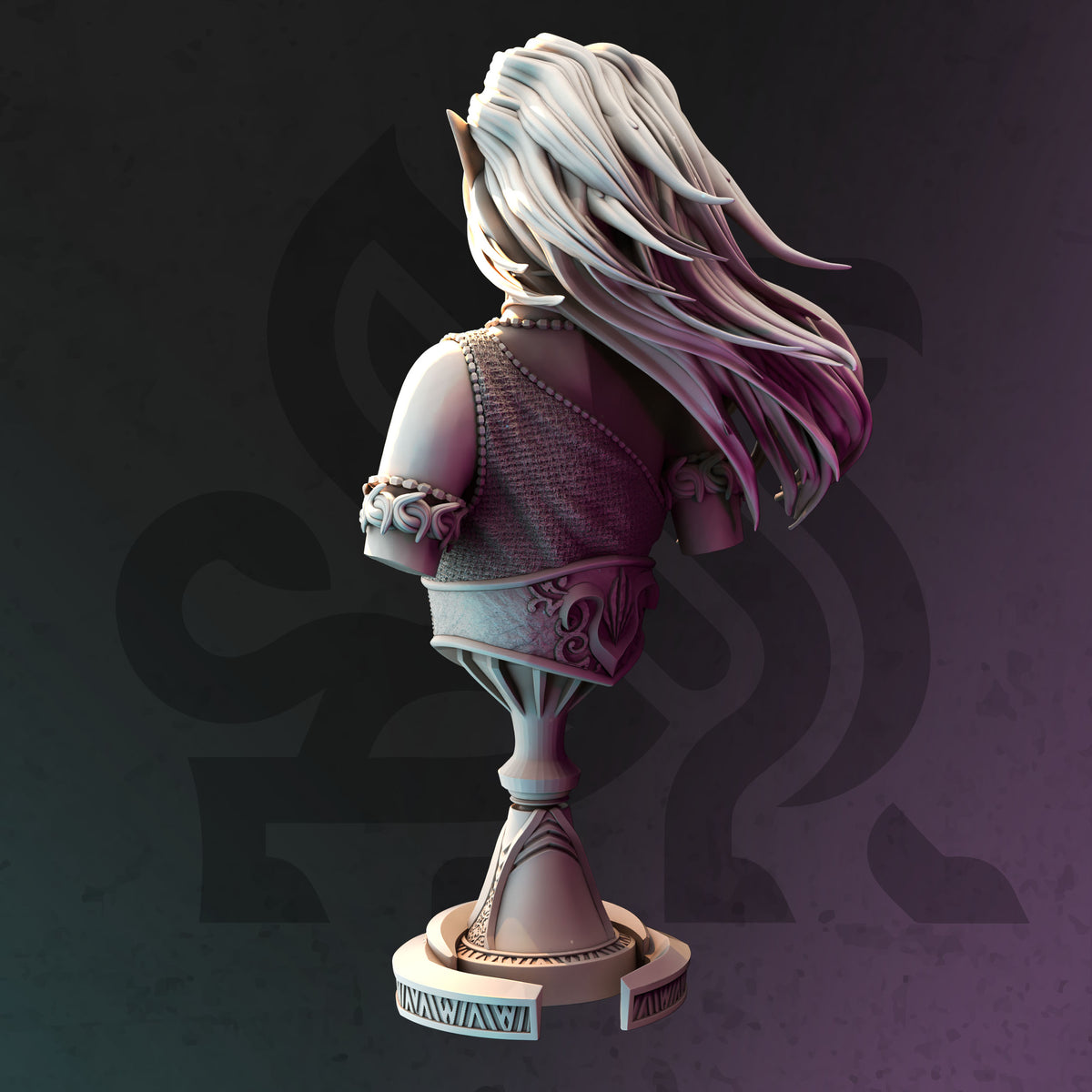Kadna Glyndrel -  Drow Moon Priestess (Bust)