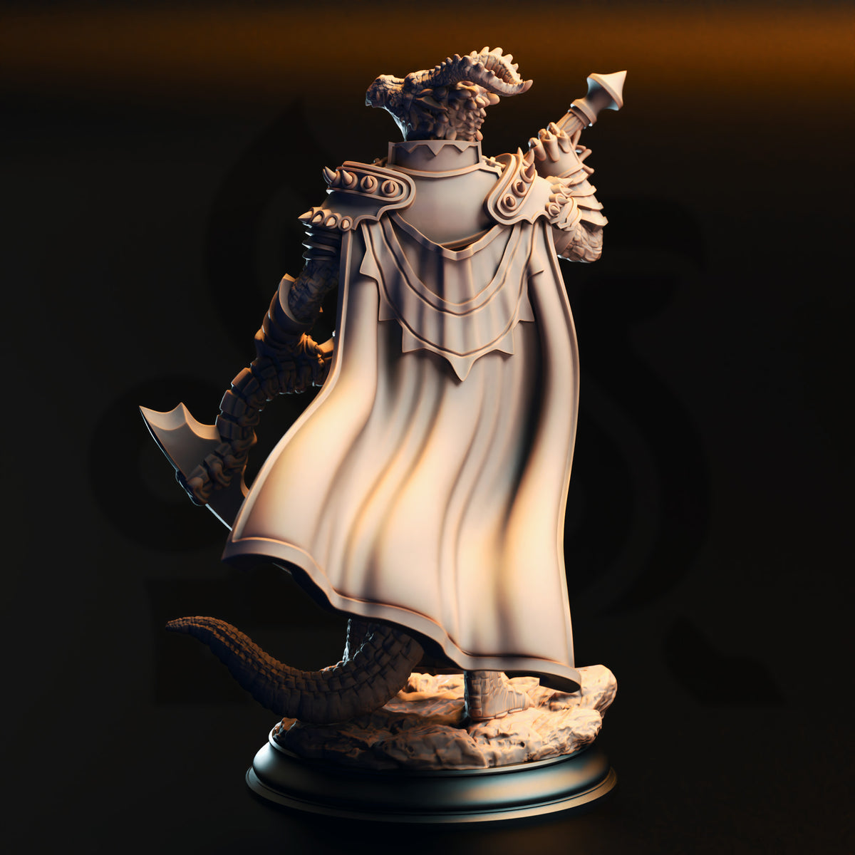 Ilvias the Reaper – Silver Dragonkin Warlock
