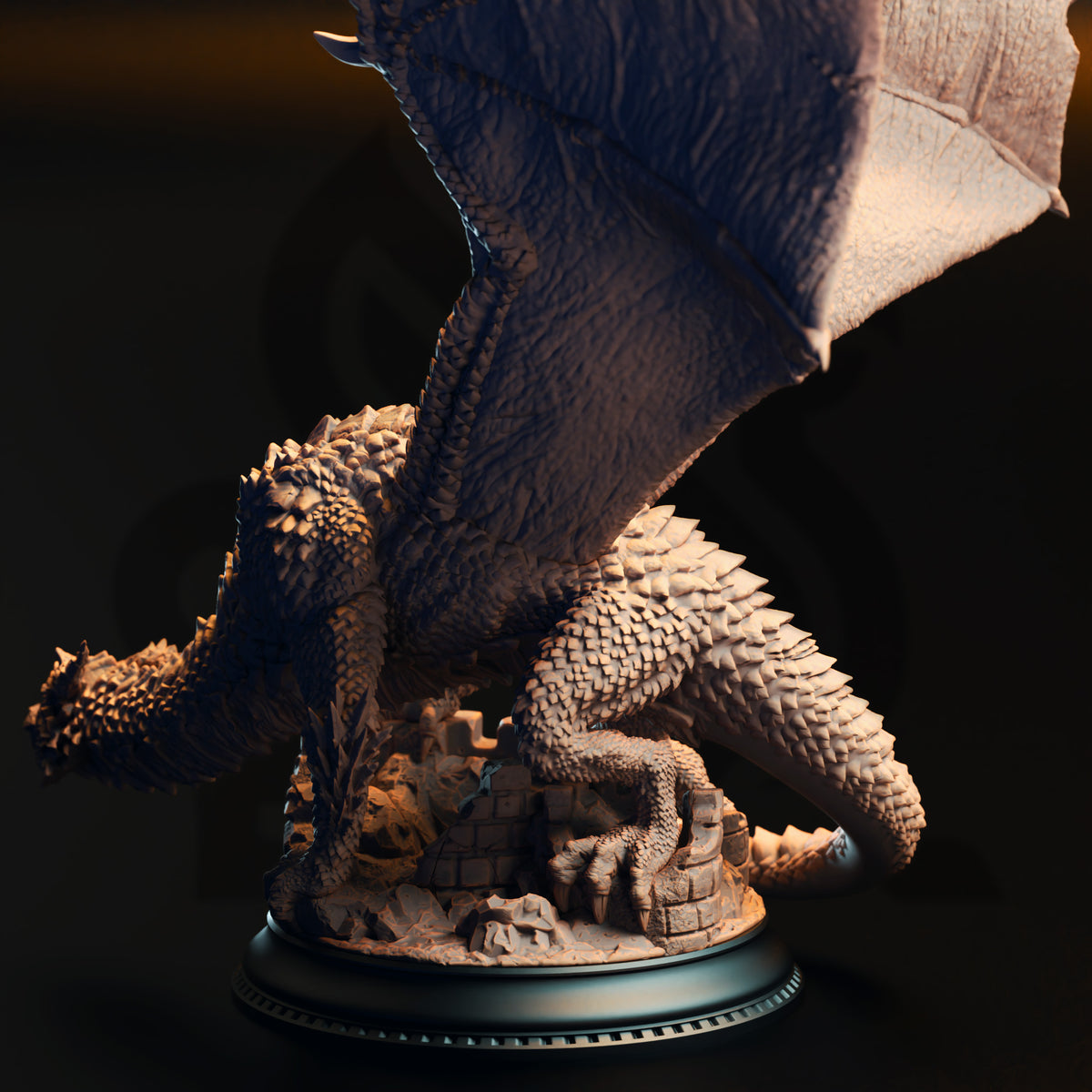 Azmordion the Ever-Prideful – Adult Silver Dragon - View 2