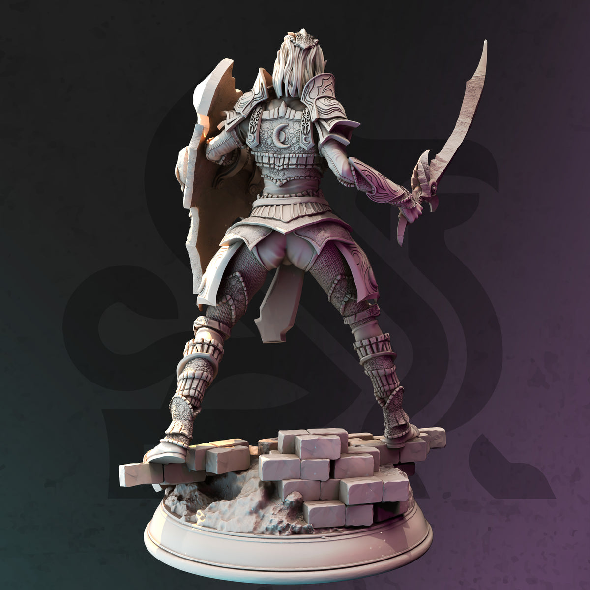 Mrina Reloth - Drow Moon Paladin